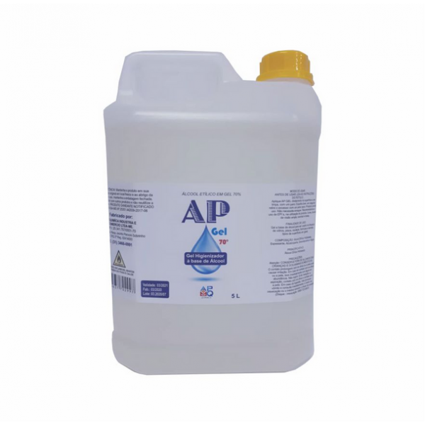 AP GEL 70% - ALCOOL EM GEL 70% BB 5 LITROS