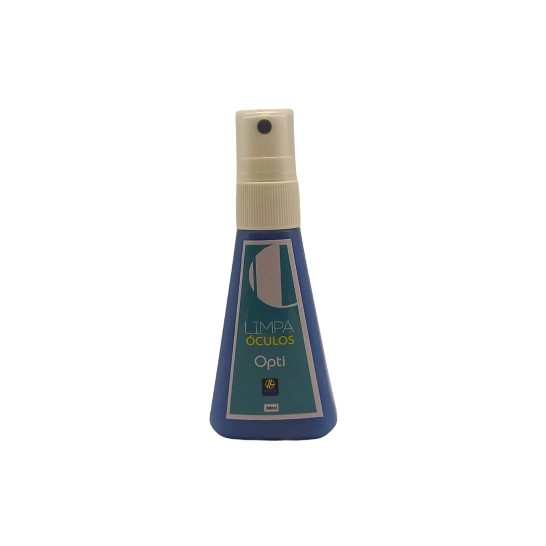 OPTI - LIMPADOR DE OCULOS COM PERFUME AZUL- 30 ML- Atacado 