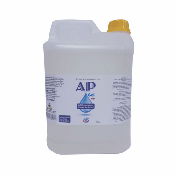AP GEL 70% - ALCOOL EM GEL 70% BB 5 LITROS